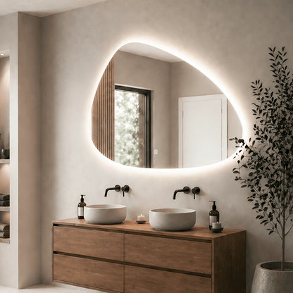 Miroir Asymétrique LED Alicante - 140 cm