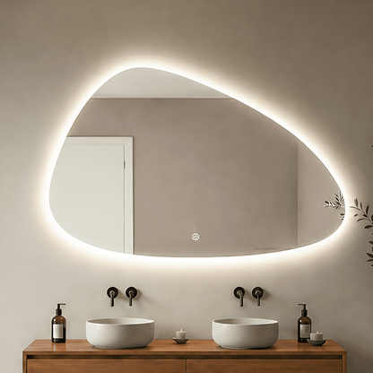 Miroir Asymétrique LED Alicante - 140 cm
