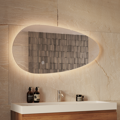 Miroir Asymétrique LED Adana - 100 cm
