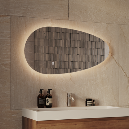 Miroir Asymétrique LED Adana - 80 cm