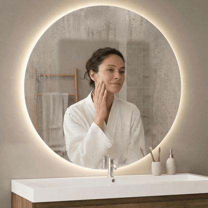 Miroir Rond LED Austin - 100 cm