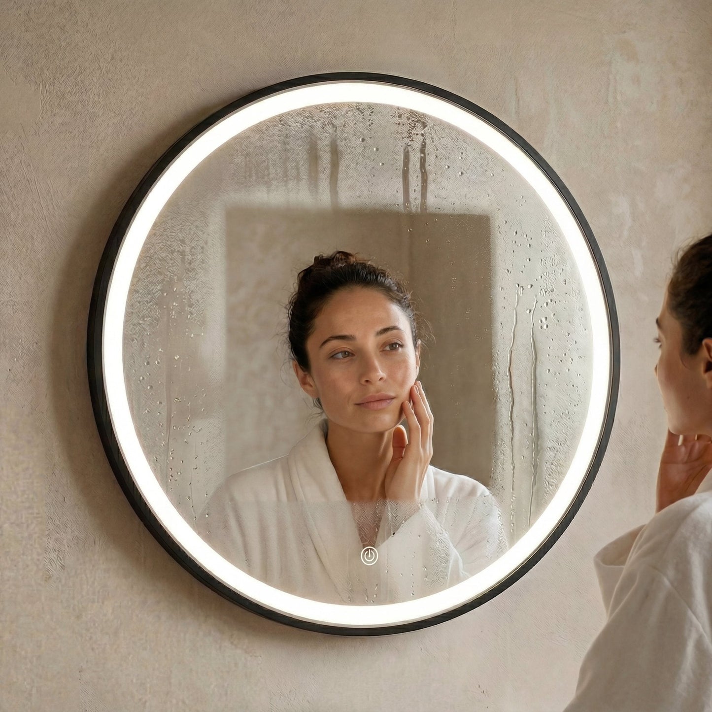 Miroir Rond LED Florence - 80 cm