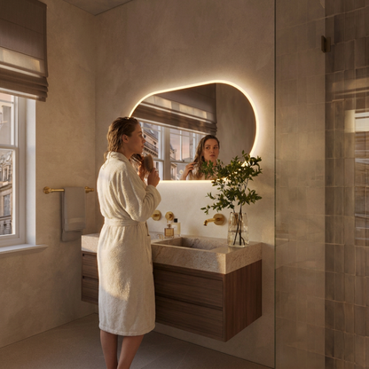 Miroir Ovale LED Genua - 120 cm