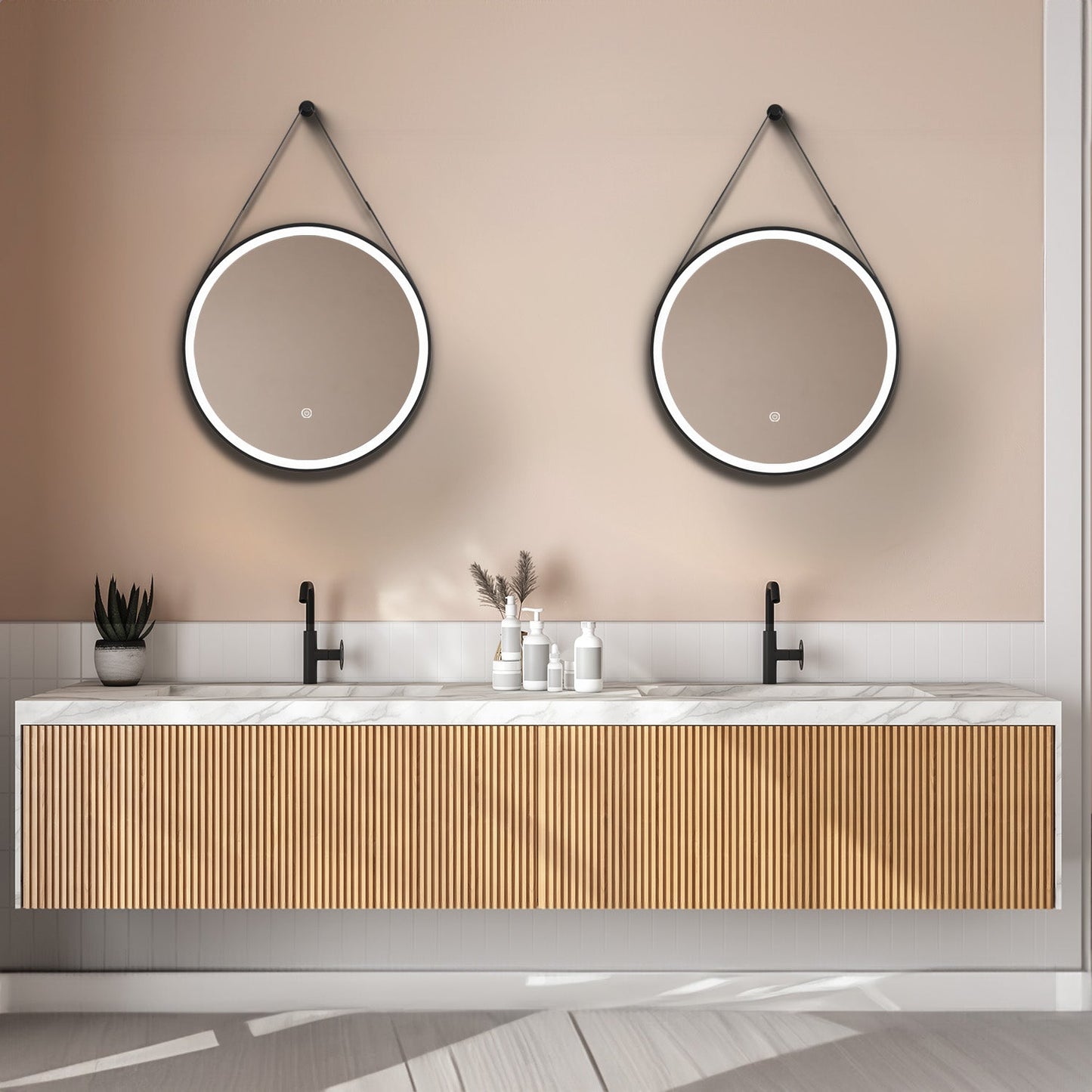 Miroir Rond LED Lucca - 60 cm