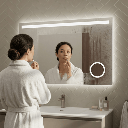 Miroir Rectangulaire LED Riviera - 100 cm