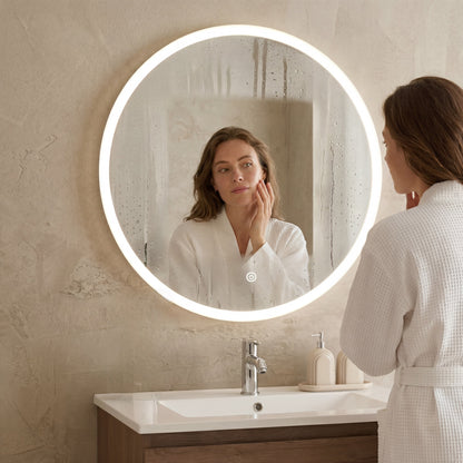 Miroir Rond LED Seattle - 60 cm