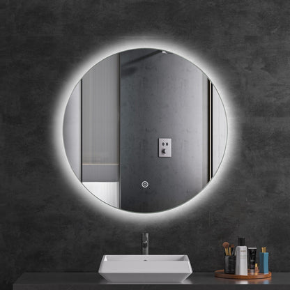 Miroir Rond LED Chicago - 60 cm
