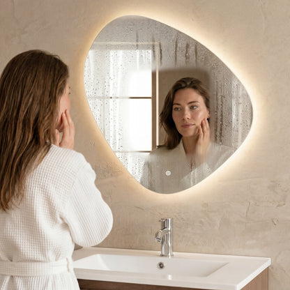 Miroir Asymétrique LED Zürich- 80 cm