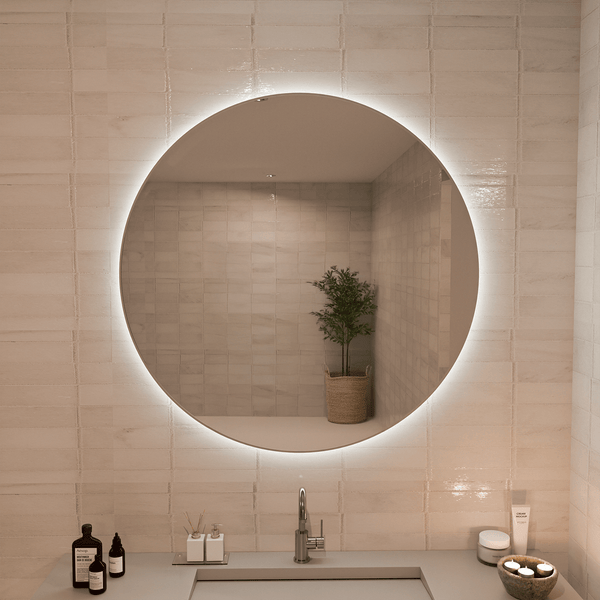 Miroir Rond LED Austin - 100 cm