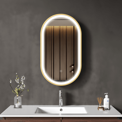 Miroir Ovale LED Berlin - 70 cm