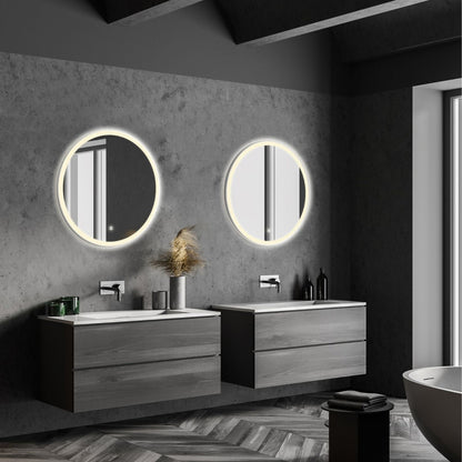 Miroir Rond LED Boston - 80 cm