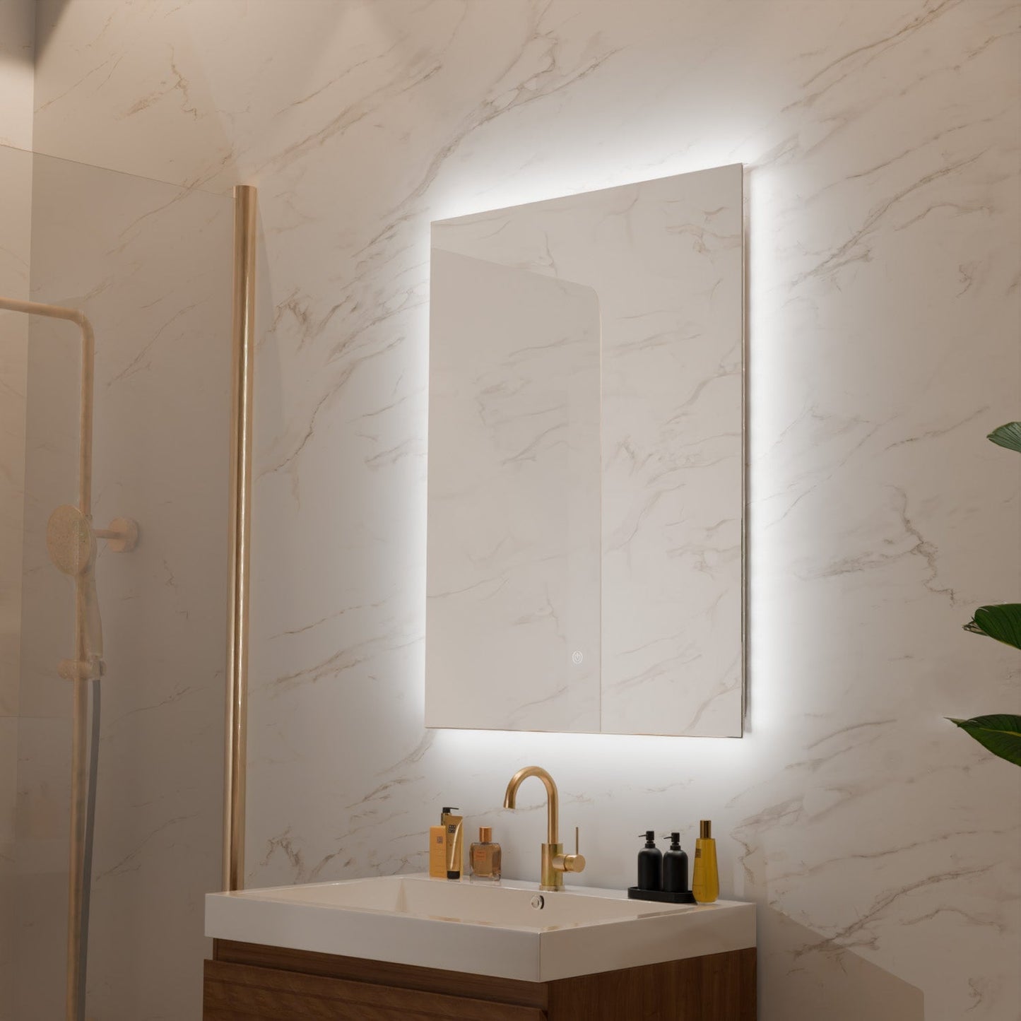 Miroir Rectangulaire LED Cannes - 80 cm