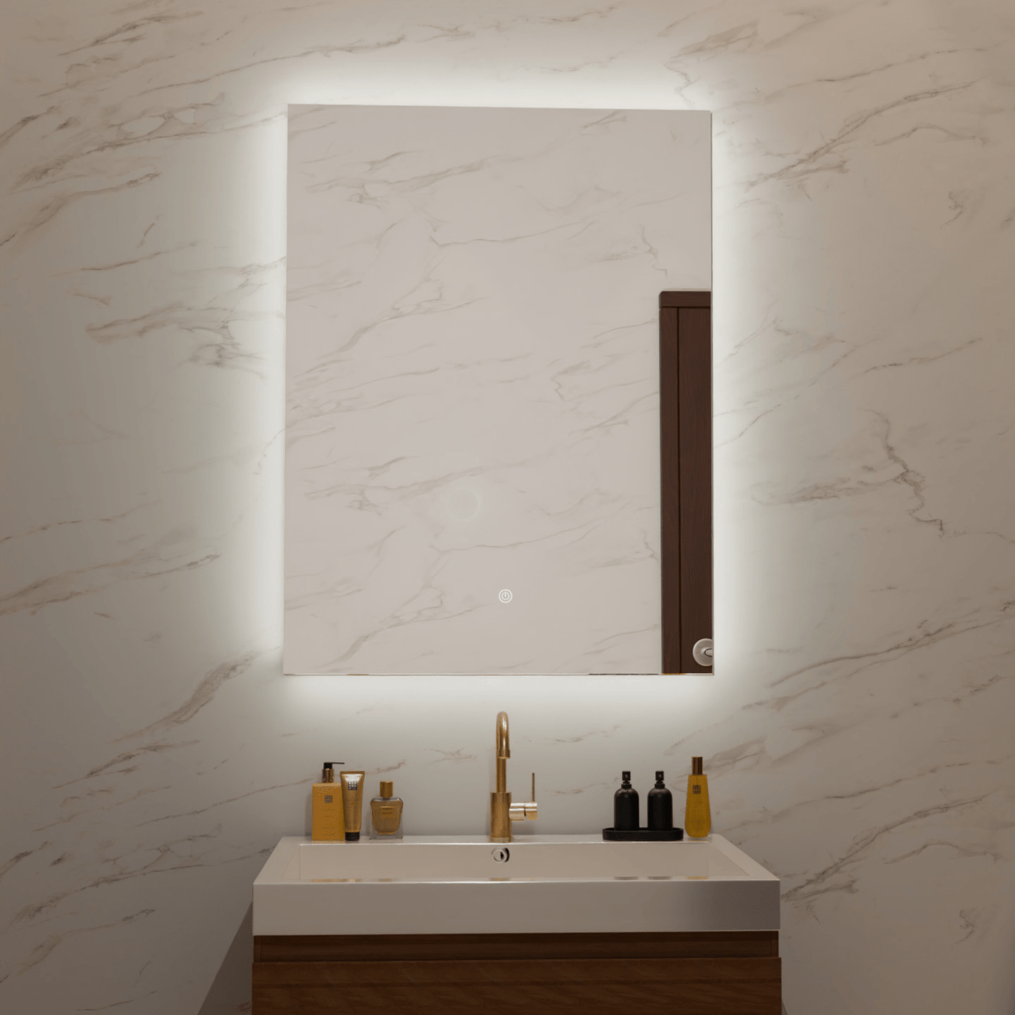 Miroir Rectangulaire LED Cannes - 80 cm