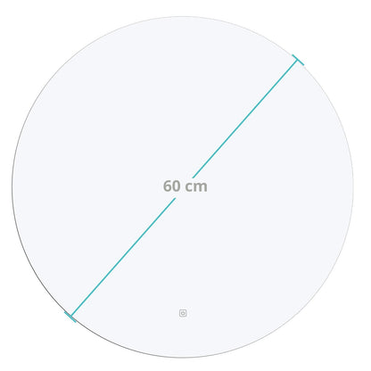 Miroir Rond LED Chicago - 60 cm