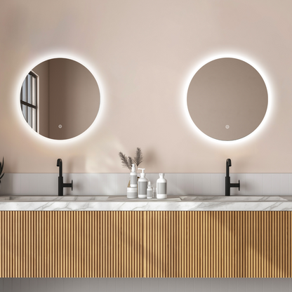 Miroir Rond LED Chicago - 60 cm