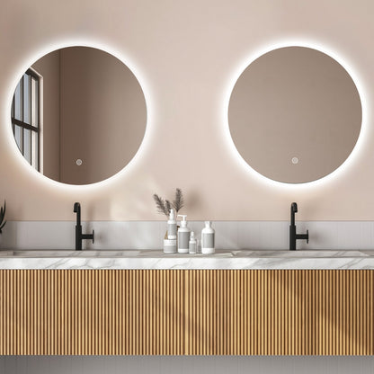 Miroir Rond LED Dallas - 80 cm
