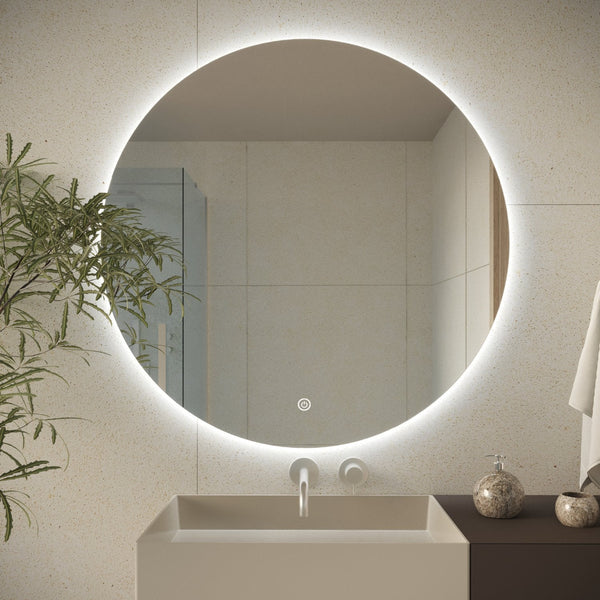 Miroir Rond LED Dallas - 80 cm