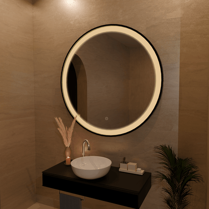 Miroir Rond LED Detroit - 100 cm