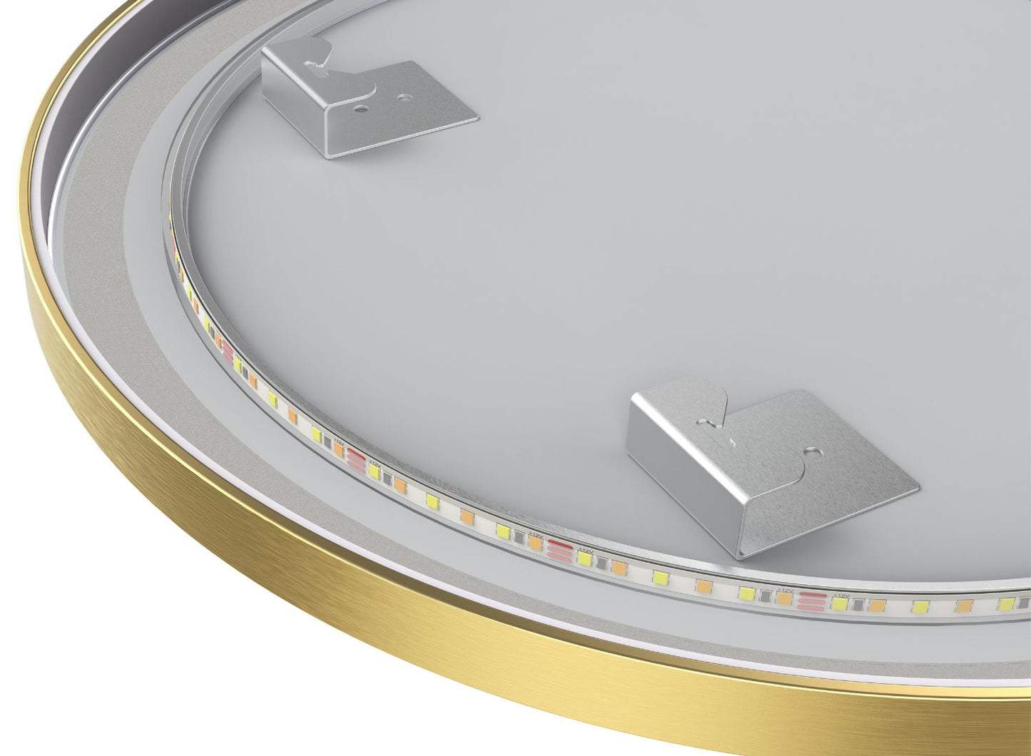 Miroir Ovale LED Hamburg - 90 cm