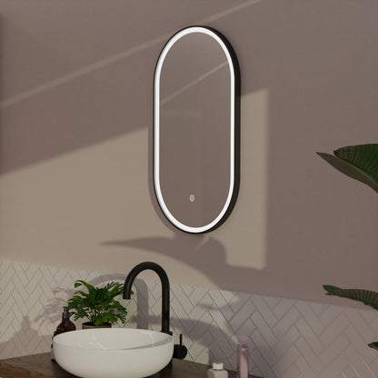 Miroir Ovale LED Frankfurt - 70 cm