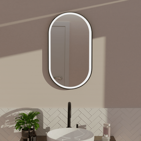 Miroir Ovale LED Frankfurt - 70 cm