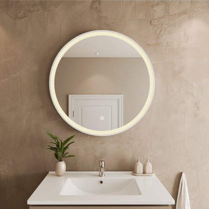 Miroir Rond LED Helsinki - 70 cm