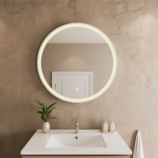 Miroir Rond LED Helsinki - 70 cm