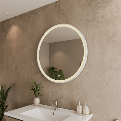 Miroir Rond LED Helsinki - 70 cm