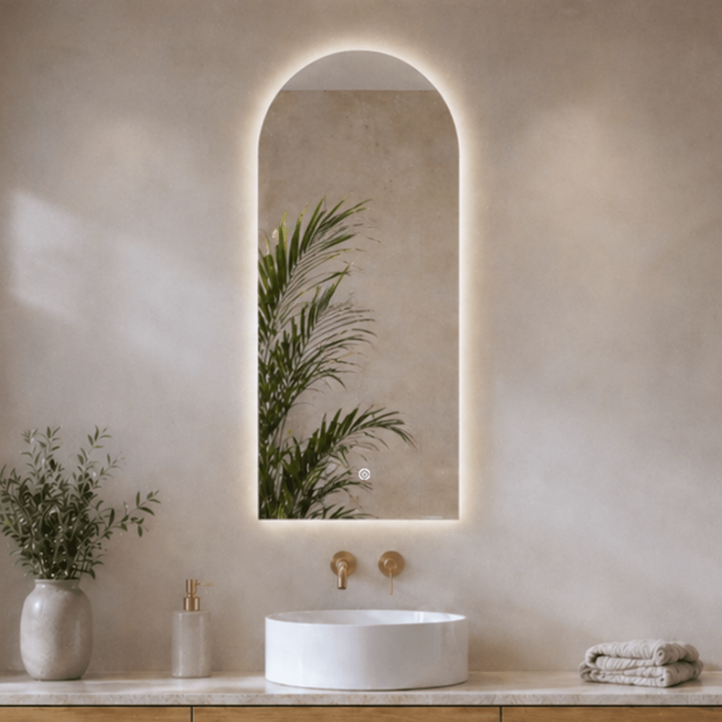 Miroir Arche LED Tunis - 100 cm
