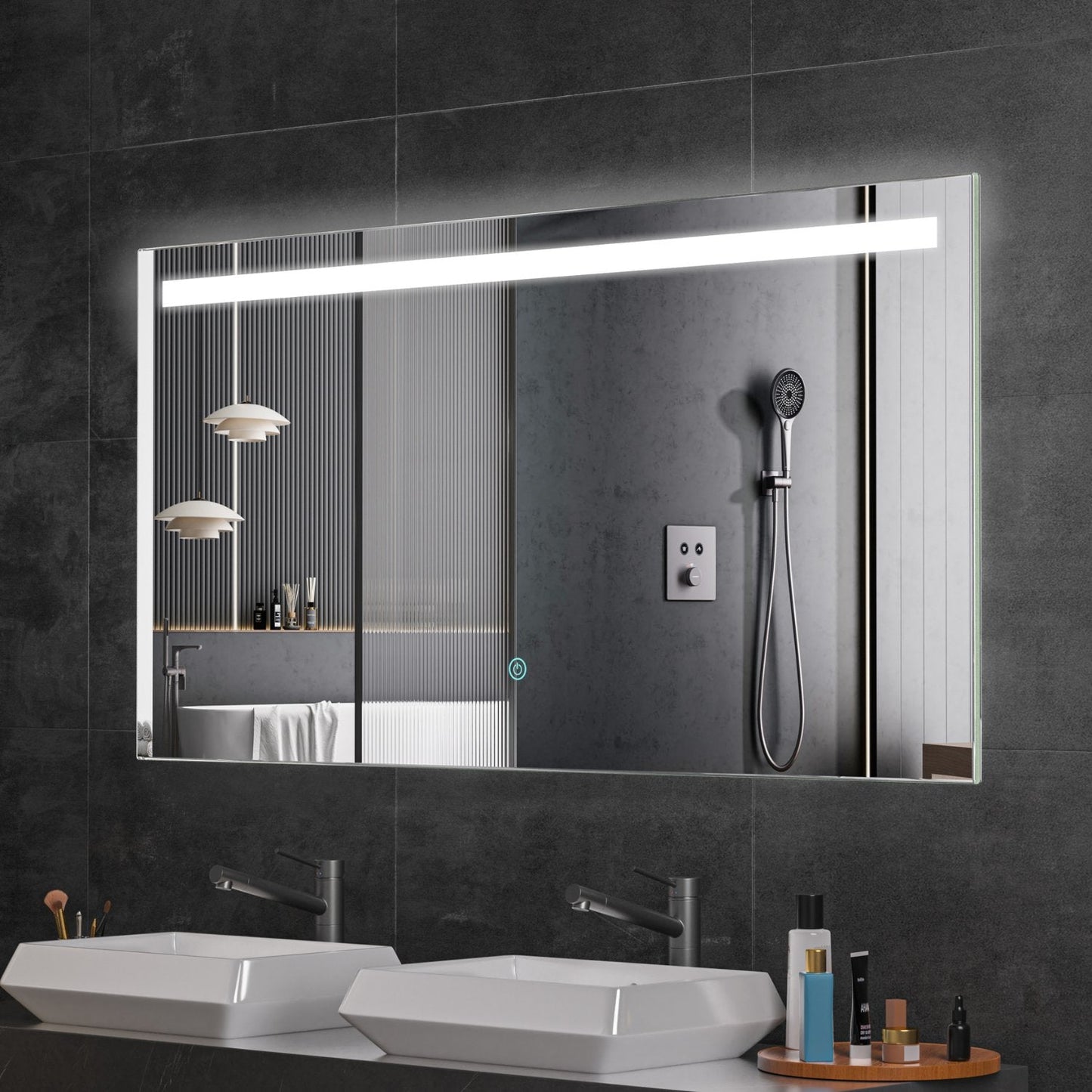 Miroir Rectangulaire LED Houston - 120 cm