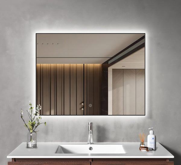 Miroir Rectangulaire LED Lyon - 80 cm