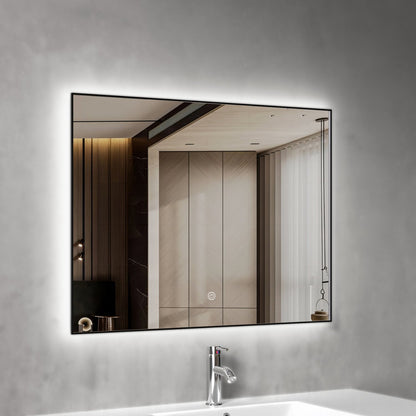 Miroir Rectangulaire LED Lyon - 80 cm