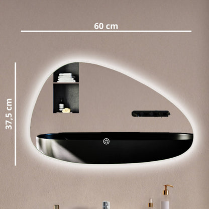 Miroir Asymétrique LED Malaga - 60 cm
