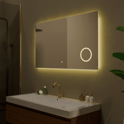 Miroir Rectangulaire LED Marseille - 100 cm
