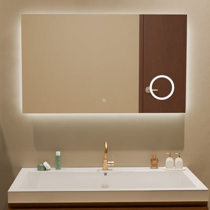 Miroir Rectangulaire LED Marseille - 100 cm