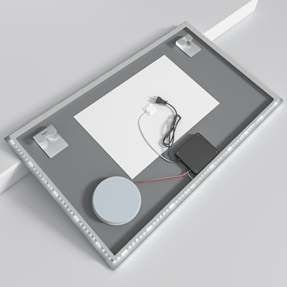 Miroir Rectangulaire LED Marseille - 100 cm