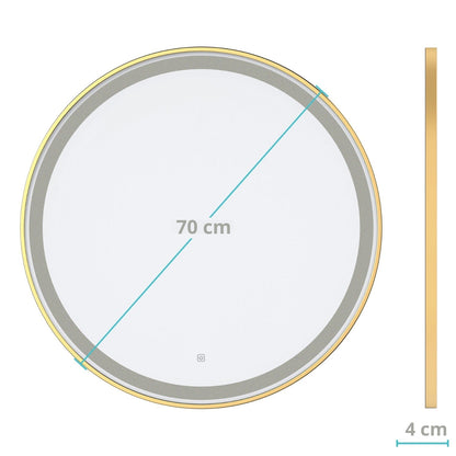 Miroir Rond LED Miami - 70 cm