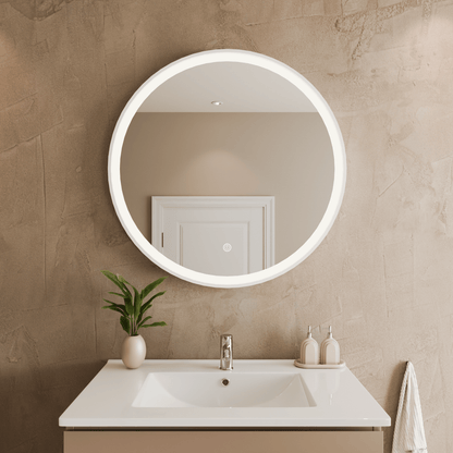 Miroir Rond LED Oslo - 80 cm