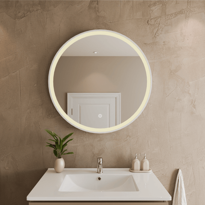Miroir Rond LED Oslo - 80 cm