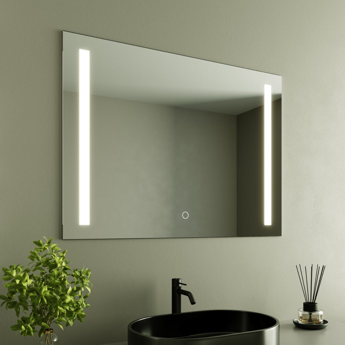 Miroir Rectangulaire LED Reyes - 80 cm