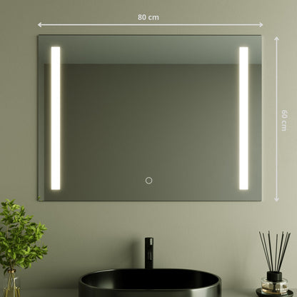 Miroir Rectangulaire LED Reyes - 80 cm