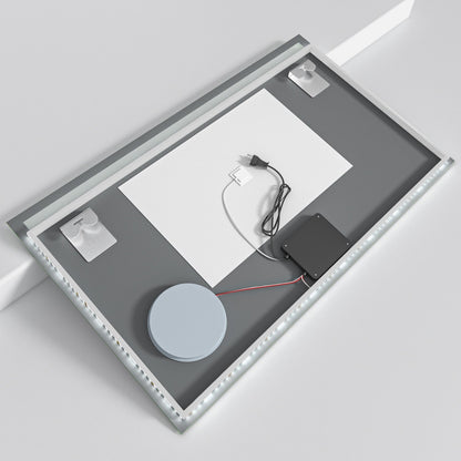 Miroir Rectangulaire LED Riviera - 100 cm