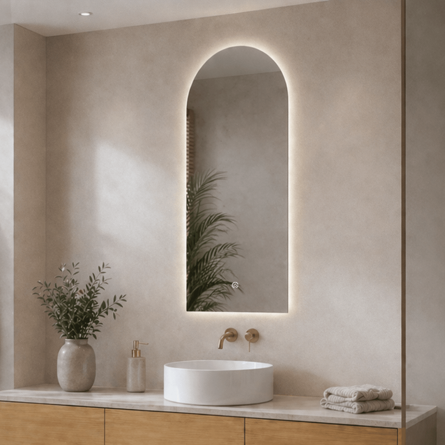 Miroir Arche LED Tunis - 100 cm