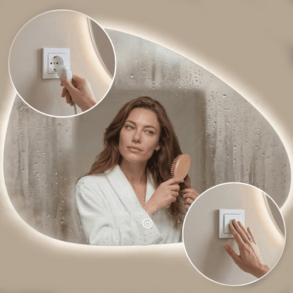 Miroir Asymétrique LED Valencia - 100 cm