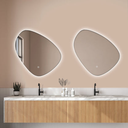 Miroir Asymétrique LED Zürich- 80 cm