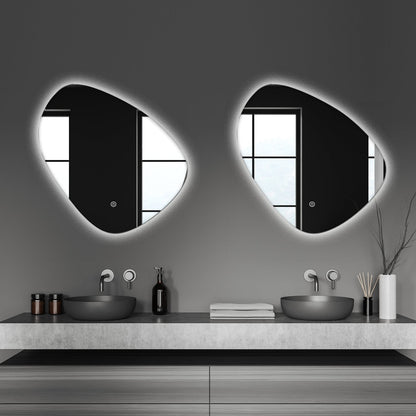 Miroir Asymétrique LED Zürich- 80 cm